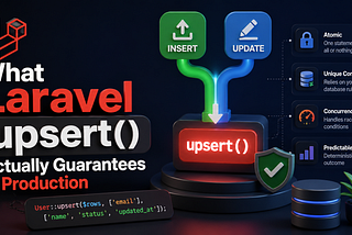 What Laravel upsert() Actually Guarantees in Production