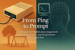 From Ping to Prompt: A nostalgic journey from dusty playgrounds to AI conversations — and the…