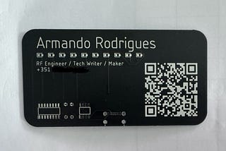Reinventing the Business Card: An Engineer’s Take