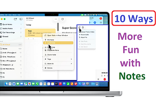 Apple Notes is AWESOME — When you know how to use it
