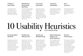 The new Usability heuristics