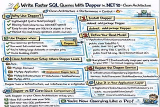 Write Faster SQL Queries With Dapper In .NET 10 | Clean Architecture