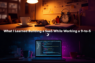 What I Learned Building a SaaS While Working a 9-to-5