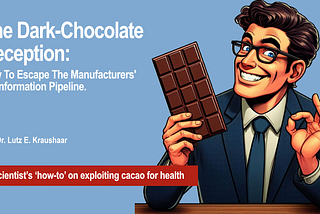 The Dark-Chocolate Deception: How To Escape The Manufacturers Disinformation Pipeline