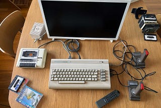 [1985] I tried starting my 40-year-old Commodore 64 and loading games from a tape