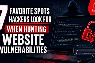 7 Favorite Spots Hackers Look For When Hunting Website Vulnerabilities (With Real Laravel Examples)