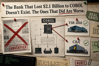 The Bank That Lost $2.1 Billion to COBOL Doesn’t Exist. The Ones That Did Are Worse.