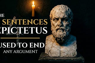 The 4 Sentences Epictetus Used to End Any Argument (Without Saying Another Word)