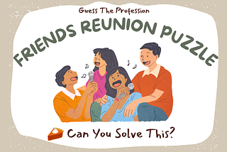 The Friends Reunion Interview Puzzle