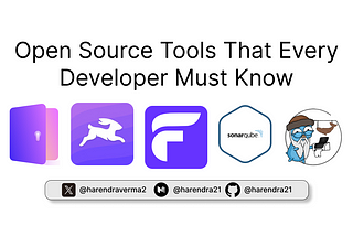 Open Source Tools That Every Developer Must Know