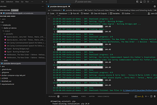 Downloading YouTube Videos, Extracting Audio, and Generating Transcripts with Python and Jupyter…