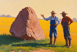 A Field, A Rock, Two Farmers, And Mindfulness