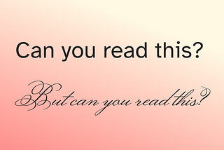 It’s more than picking a pretty font