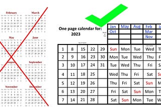 This one-page calendar will change how you view the year