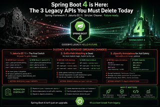 Spring Boot 4 is Here: The 3 Legacy APIs You Must Delete Today