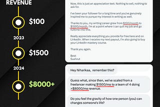 Journey From $100/m To $1000/m