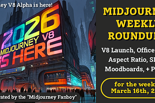 Midjourney Weekly Roundup 6 — Week of March 16th, 2026