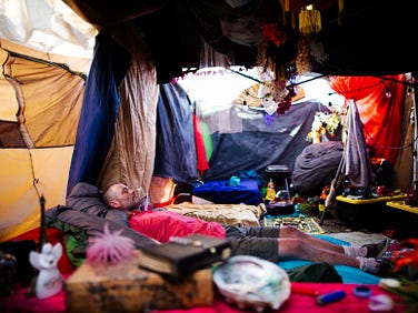 Homeless in the Shadow of Apple’s $5 Billion Campus