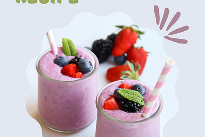 Berry Protein Smoothie Recipe “ Al Azhar Foodie