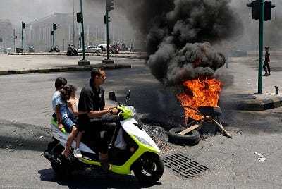 General strike in Lebanon as frustration grows over worsening crises