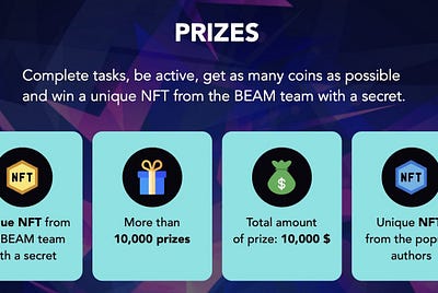 The $10,000 Beam NFT Competition is now Live! Compete Now!