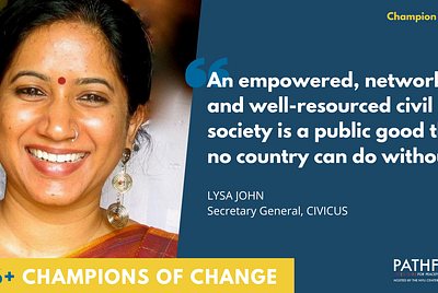 The advocate championing citizen action and organizing to enable change
