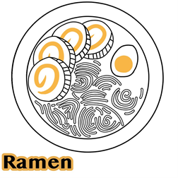 RAMEN. Make yourself hungry to enjoy.