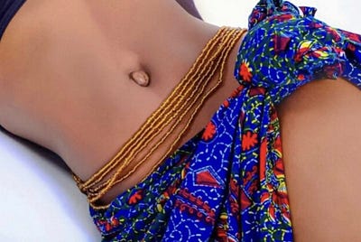 Women and Waist Beads