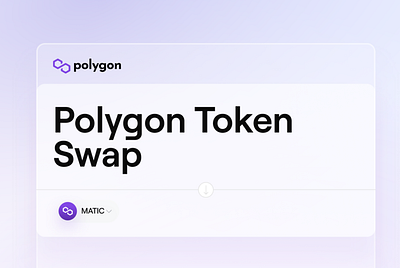 Polygon Token Swap - ваше универсальное решение для обмена практически любых токенов на Polygon!