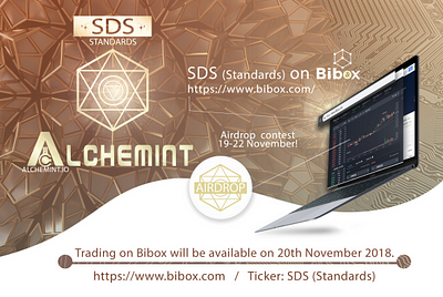 20th Nov. SDS will list on Bibox