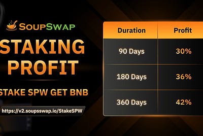 SoupSwap COULD 10X in 2 WEEKS — Join Staking V2 get BNB daily