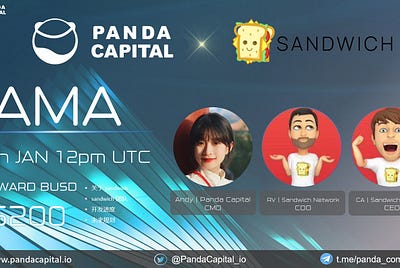 【AMA精彩回顾】Sandwich Network，开启去中心化加密货币之旅的交易枢纽