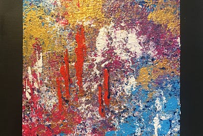 Abstract Corals in Acrylics: How to Build Texture with Bubble Wrap