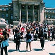 A photo taken by the writer of a protest in Idaho for Black Lives Matter.