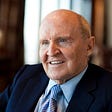 Jack Welch, former Chairman and CEO of General Electric, in his New York City apartment.