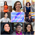 A collage of women running for congress who are featured in this article.