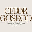 Cedor Gusron Font Free Download_633e19c631966