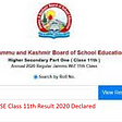 JKBOSE Class 11th Result 2020 Declared for Leh Region, Direct Link