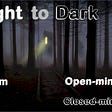 Light to dark. Adam and Eve’s open minds to God switched to closed minds