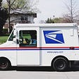 Oh! What a darling U.S. Mail truck.