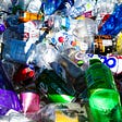 An assorment of plastic bottles