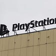 PlayStation Logo On A Building In Kyiv