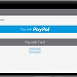 PayPal payment confirmation screen
