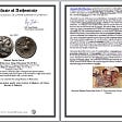Certificate of Authenticity for Ancient Coins by Ilya Zlobin