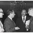 Martin Luther King with Jewish allies at a fund raising event