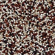 brown black and white quinoa