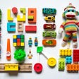 small toys and lego like building blocks