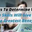 ways to develop skills