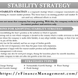 Stability Strategy – Meaning, Types, Reasons and More