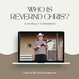 About Reverend Chris Carnes | Born 1966